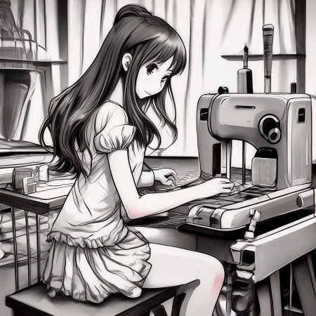 Швейная машинка рисунок