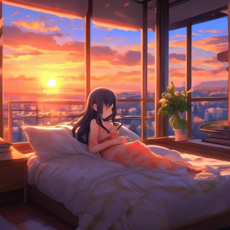 Аниме спальня