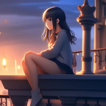 В стиле аниме