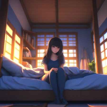 Аниме кровать