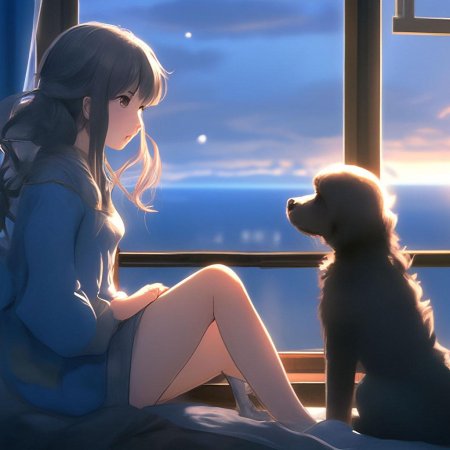 Аниме девочка милая