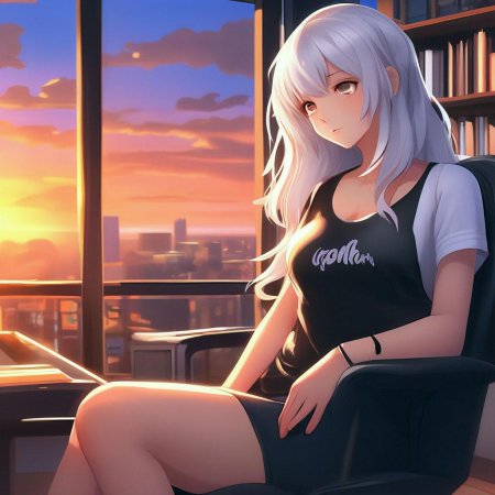 Высокие аниме девушки