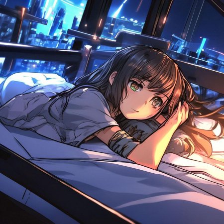 Аниме на кровати