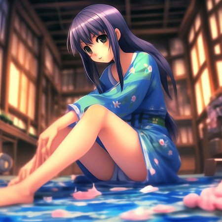 Кимоно аниме