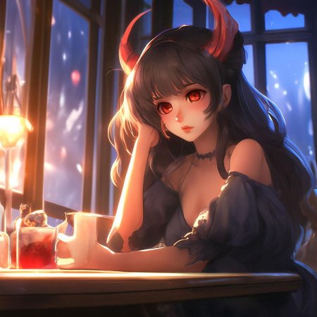 Аниме девушка демон