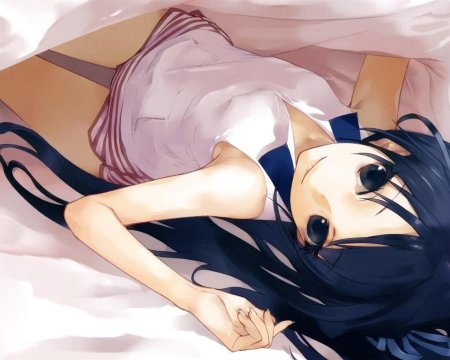 Сонная девушка аниме