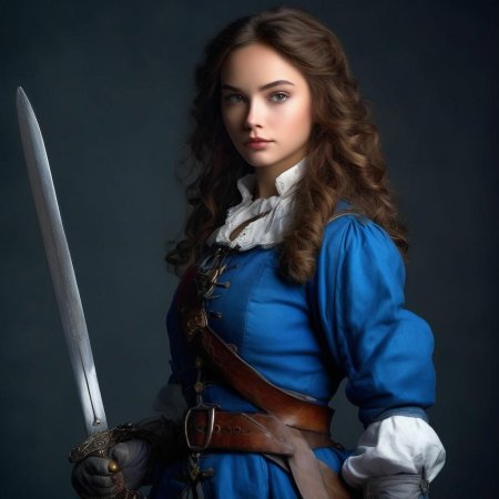 Девушка мушкетер