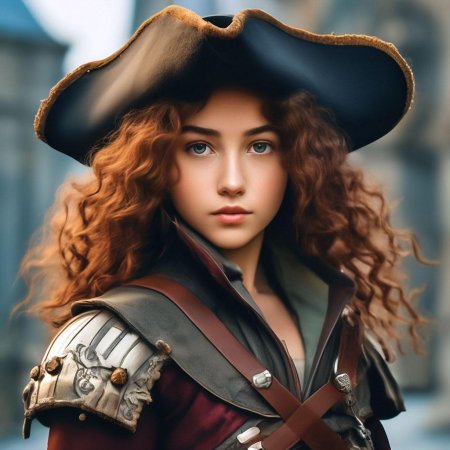Девушка мушкетер