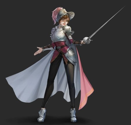 Фехтовальщик арт фэнтези