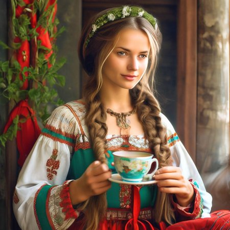 Русская красивая девушка