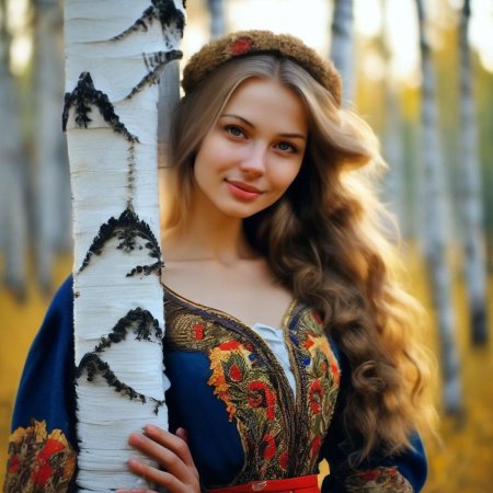 Красивая русская девушка