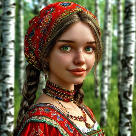 Девушка русская