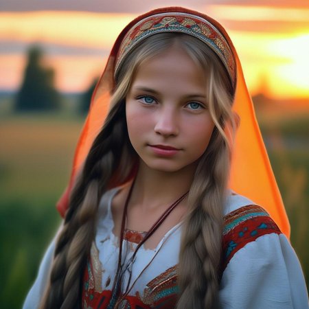 Славянская девочка