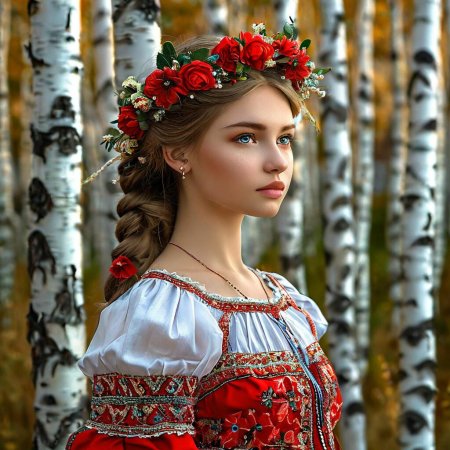 Красивая русская женщина