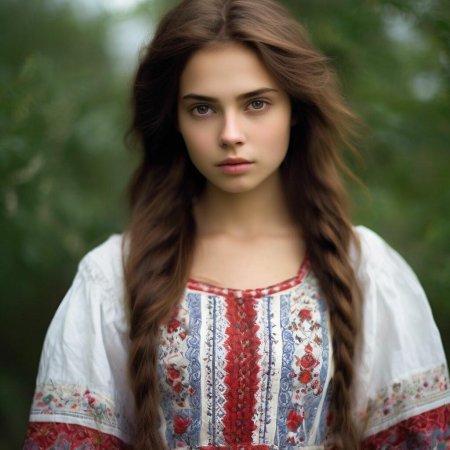 Девушка русая