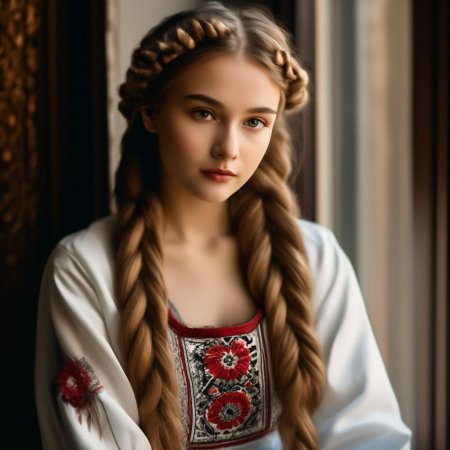 Красивая славянская девушка