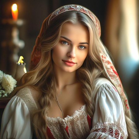 Очень красивая русская девушка