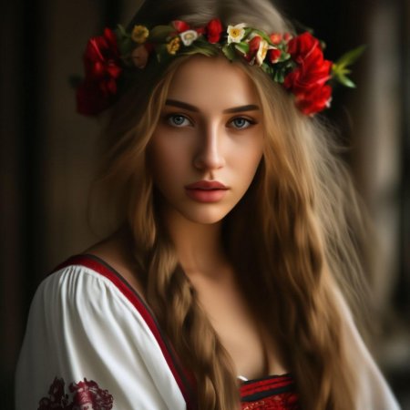 Красивая славянская девушка