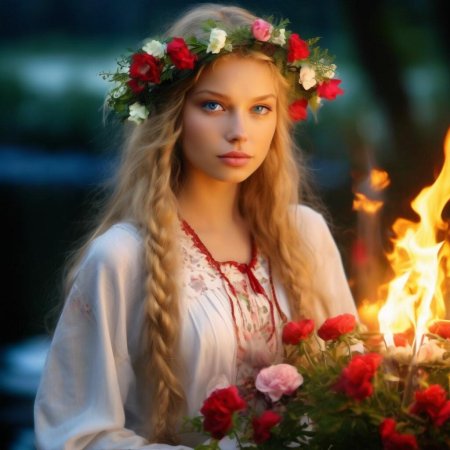 Красивая славянская девушка