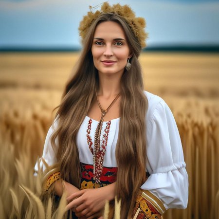 Красивая славянская девушка