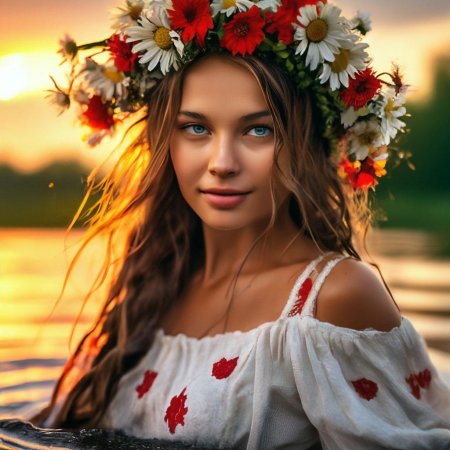 Красивая славянская девушка