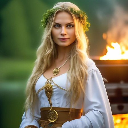 Молодая красивая женщина