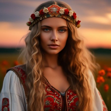 Славянская женщина