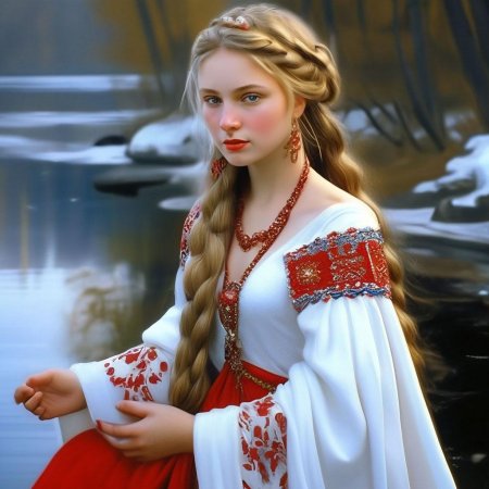 Славянская женщина