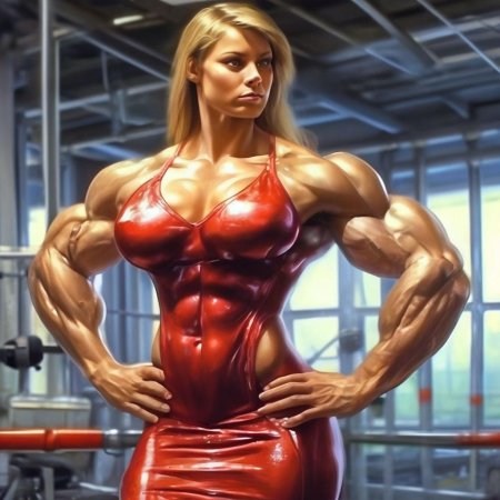 Мускулистая женщина
