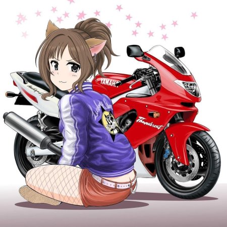 Аниме мотоцикл