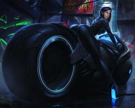 Cyberpunk 2077 мотоциклы