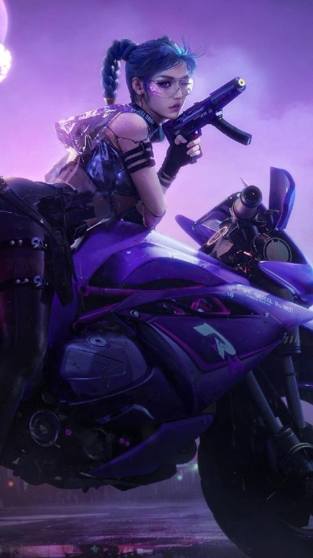 Cyberpunk 2077 байкер