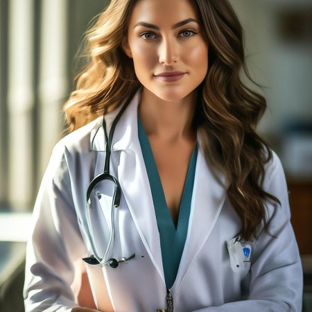 Красивая девушка доктор