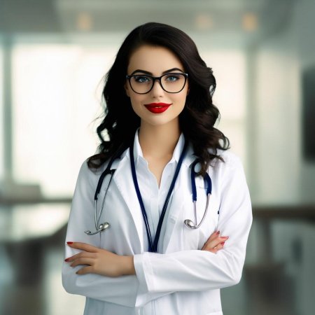 Девушка врач красивая