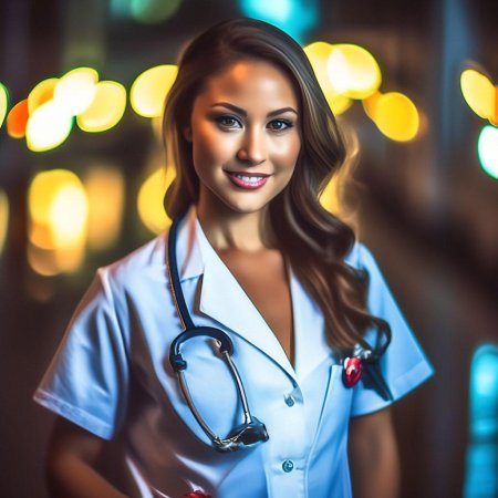 Красивая медсестра