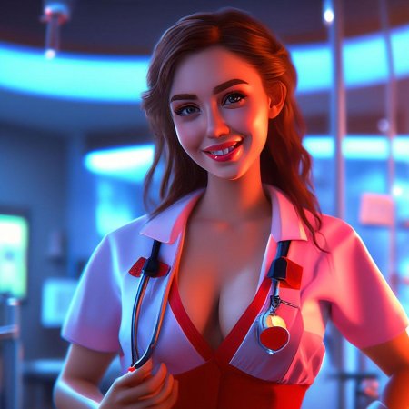 Красивая медсестра