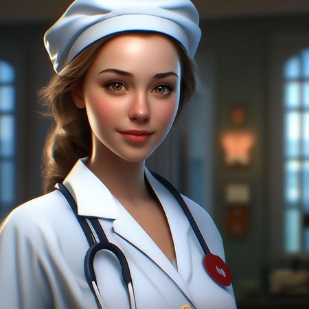 Красивая медсестра