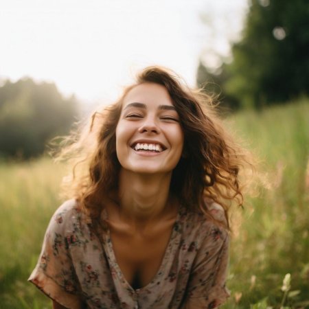 Счастливая девушка