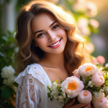 Нежная улыбка