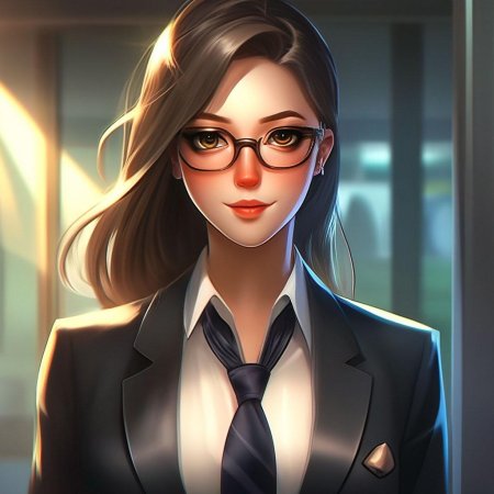 Девушка в деловом стиле