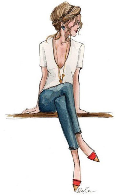 Фэшн иллюстрация