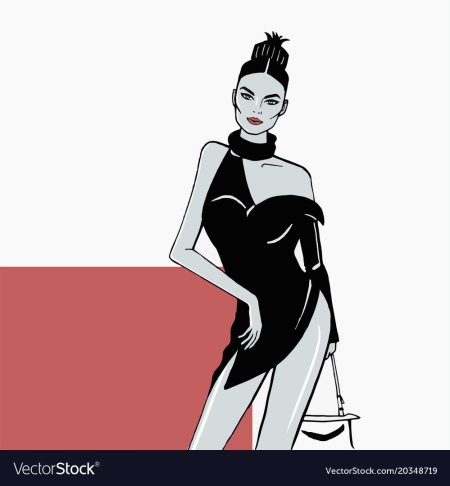 Силуэт женщина