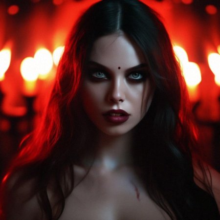 Девушка вампирша