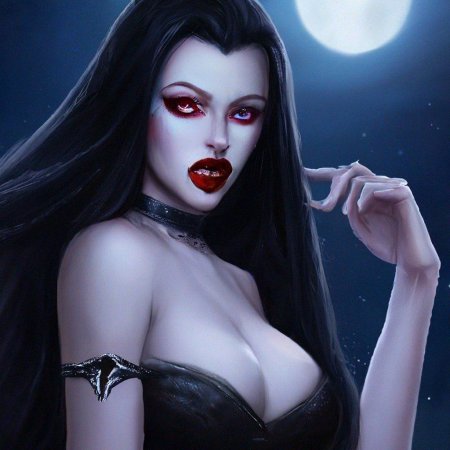 Вампирша красивая