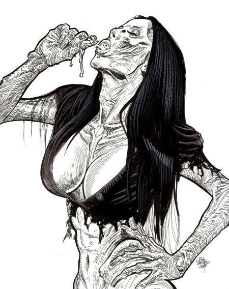 Зомби девушка