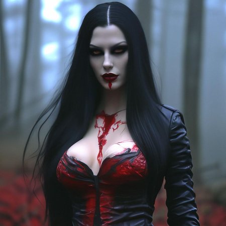 Девушка вампир