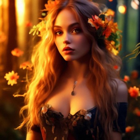 Красивая девушка в платье