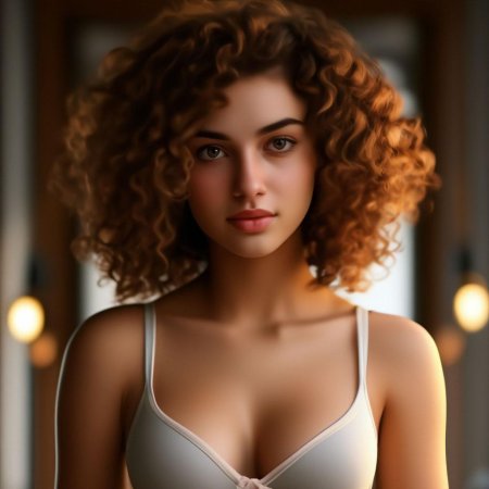 Короткие кудрявые