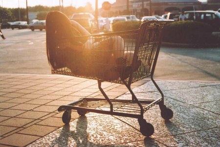 Фотосессия в тележке