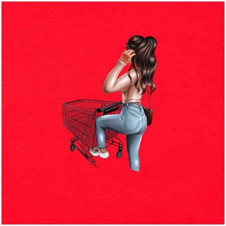 Поза девушка с сумочкой